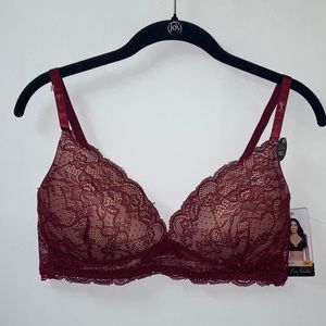 Prima Valentina Wire Free Lace Bra 38C NWT